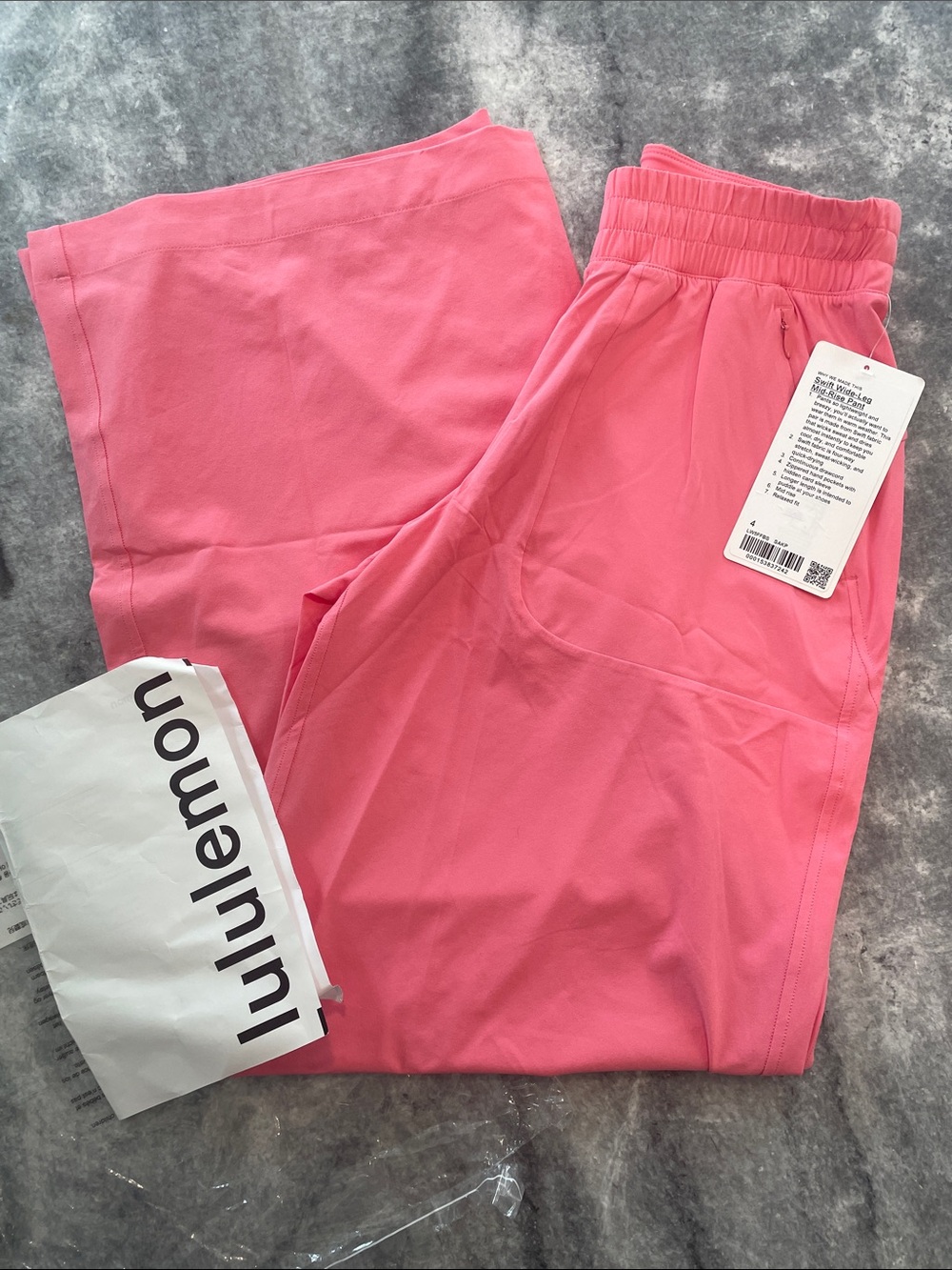 Lululemon Swift Wide-Leg Mid-Rise Pant- Sakura Pink